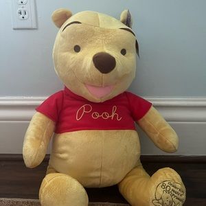 Disney Winnie The Pooh 80th Anniversary 24" Plush Fisher Price Stuffed Animal